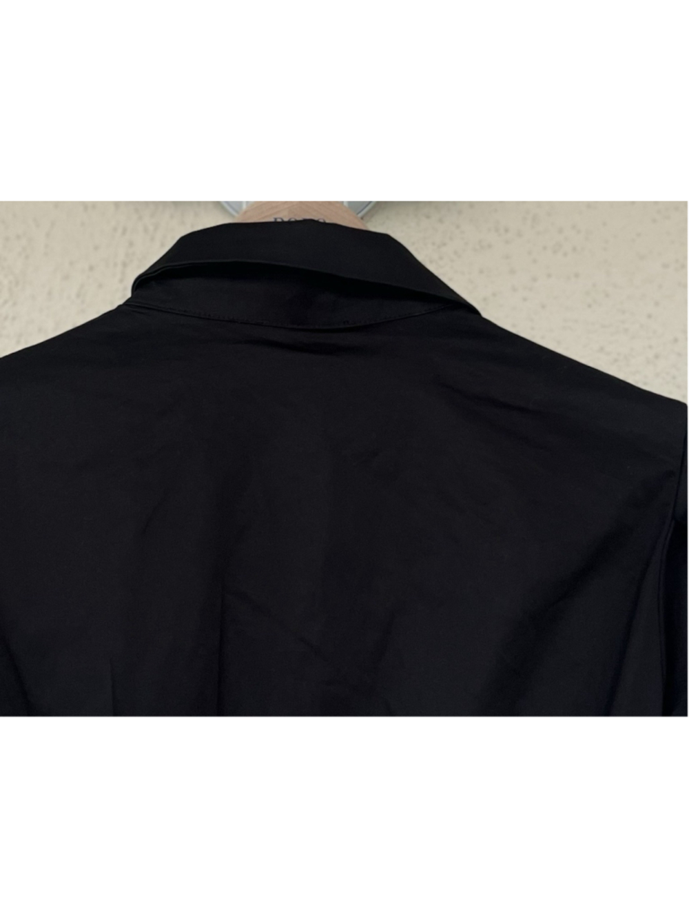 Tuckernuck Black Mini Delaney Dress Women's S Puff Sleeve A-line Pockets Collar - Picture 7 of 9